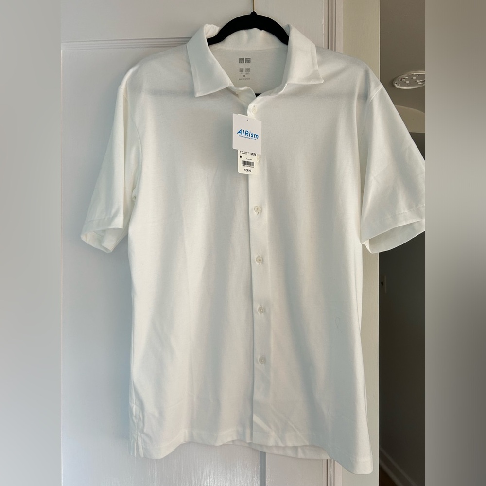NWT Uniqlo Airism Short Sleeve Polo Shirt